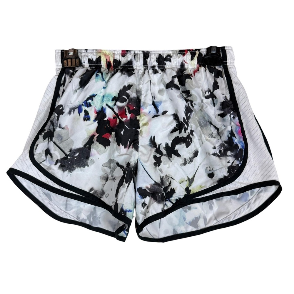 Nike Shorts Womens S Multicolor Floral Dri-FIT‎ 3 Inseam Running Lined Athletic